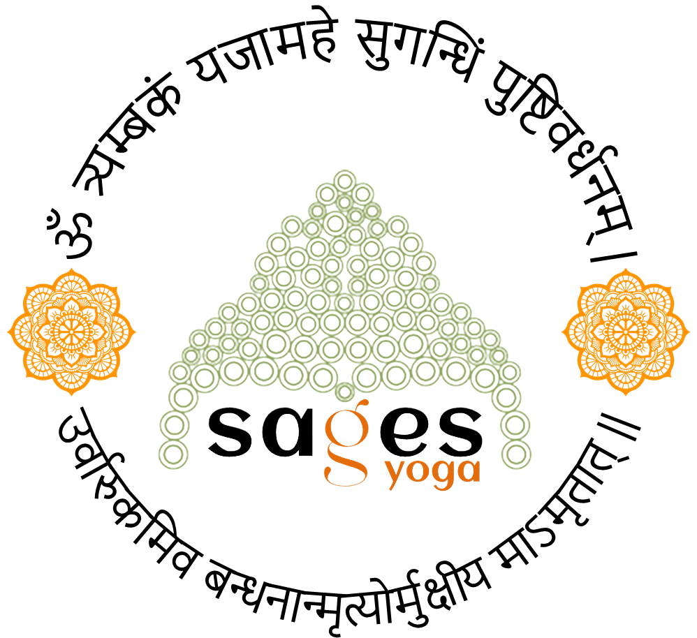 Maha Mrityunjaya Mantra with Sages Yoga Logo