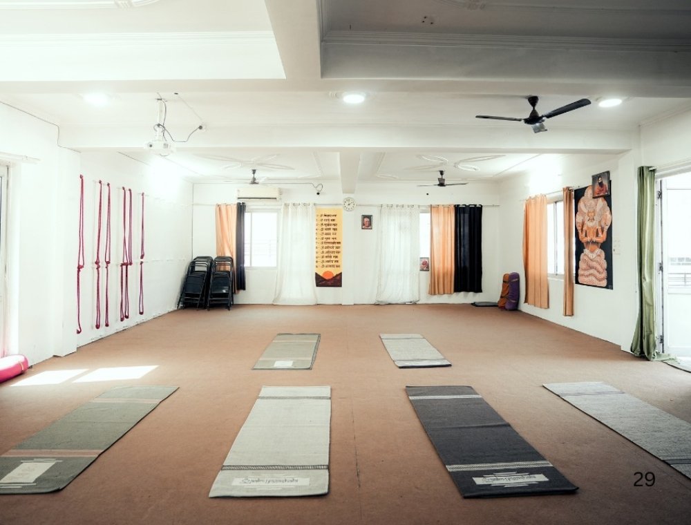 Yoga hall at Sages Yoga School