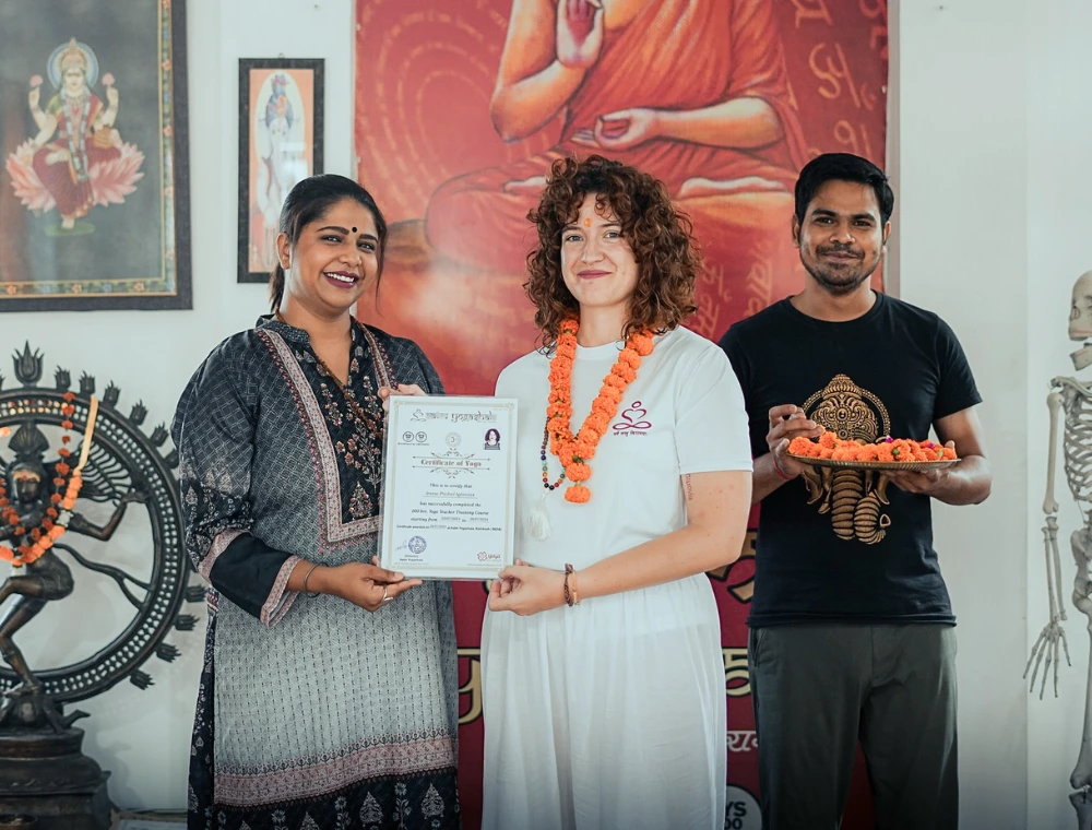 Yoga Course Completion Certificate