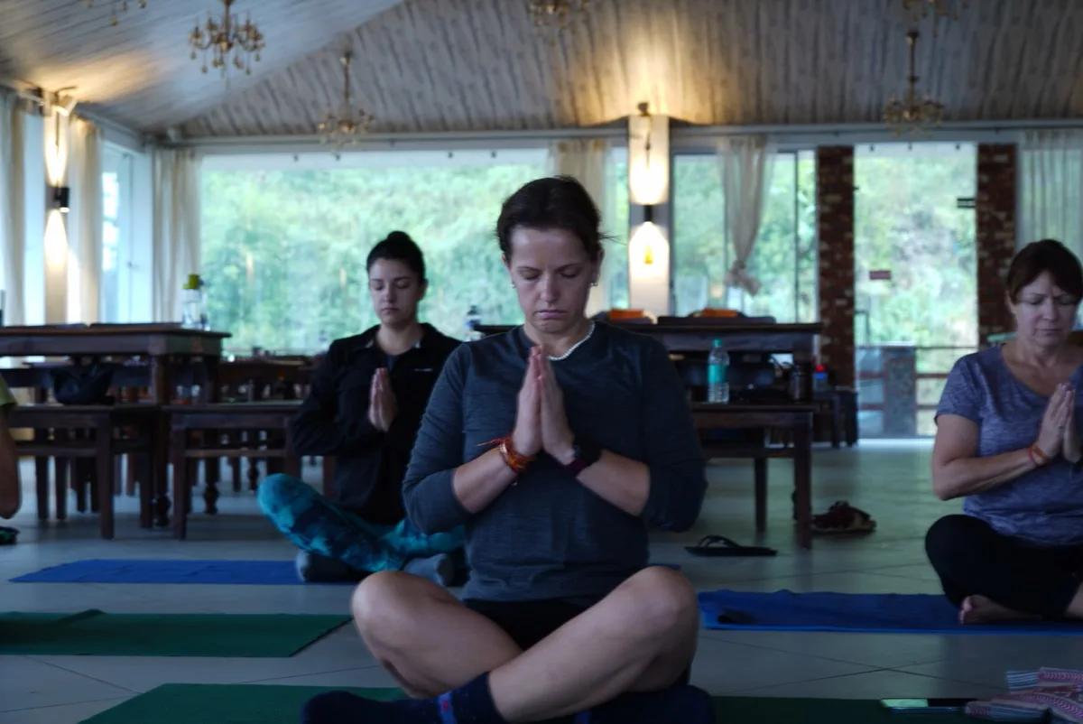Ashram Meditation and Pranayama Session in Rishikesh