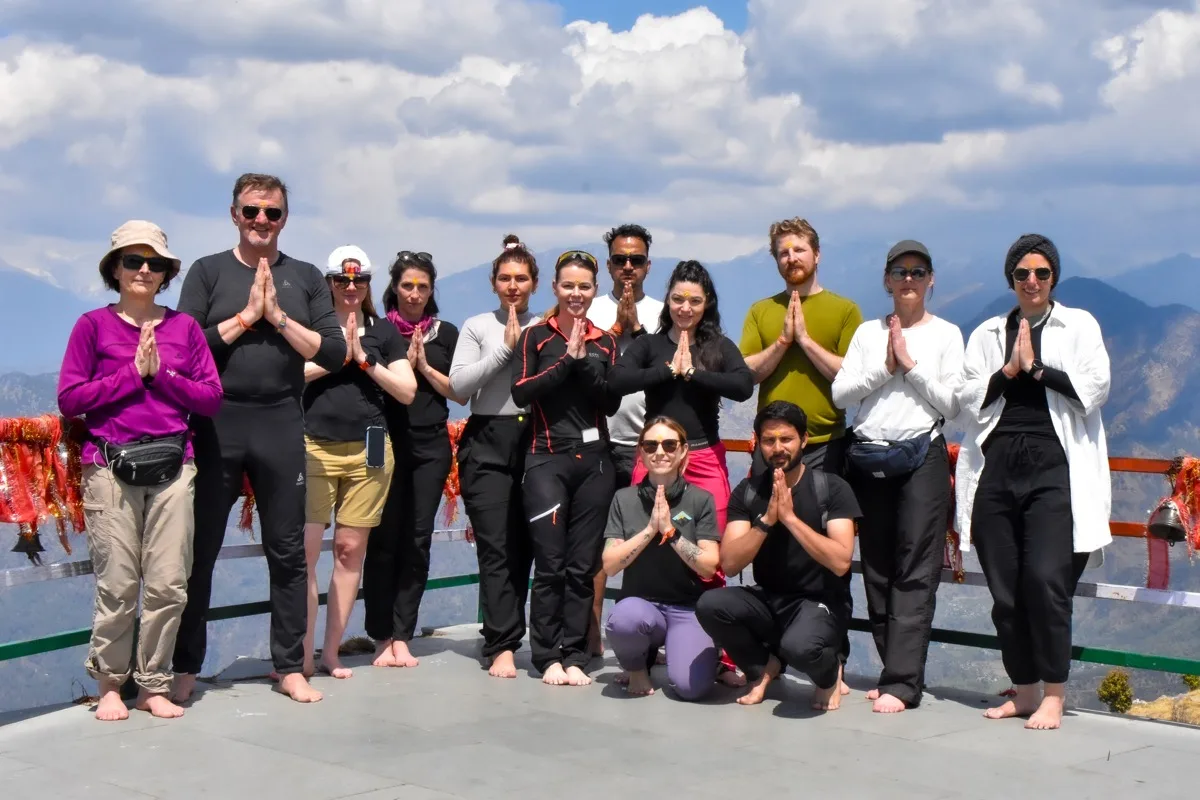 Sacred Himalayan Ceremony Blessing during Yoga Graduation