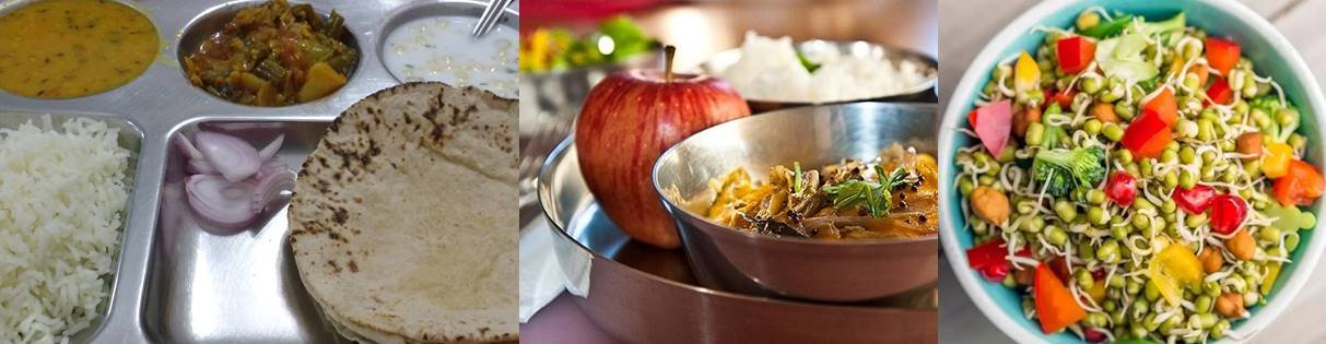 Healthy Yogic Diet Food Buffet style healthy yogic diet